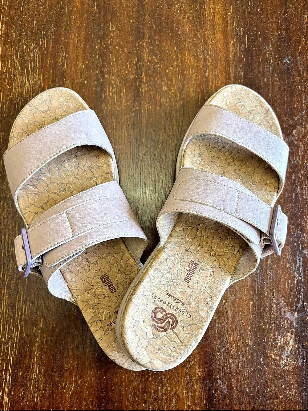 Cloudsteppers Strappy Buckle Sandals in Pink Size 9.5